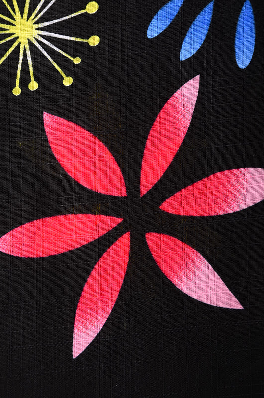 Girls yukata and obi belt set / GY #53 (3-4)