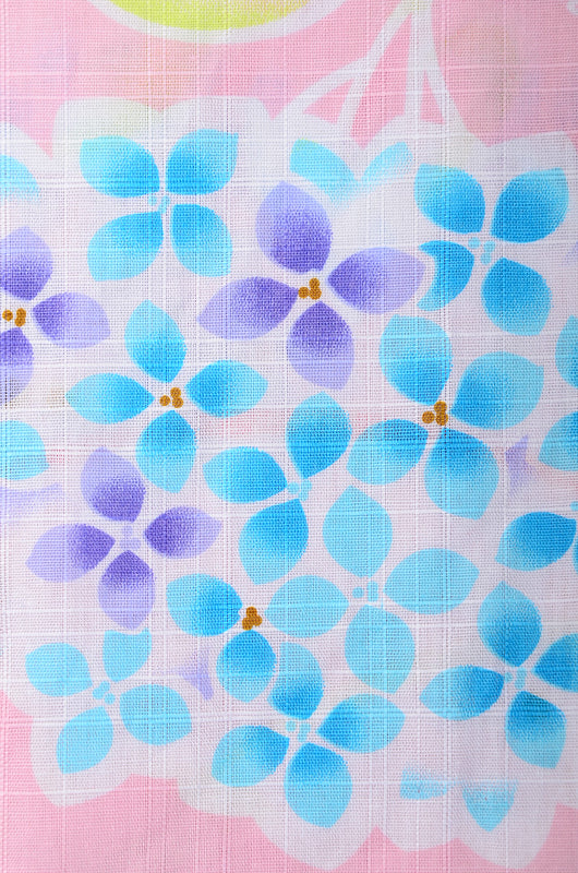 Girls yukata and obi belt set / GY #55 (3-4)