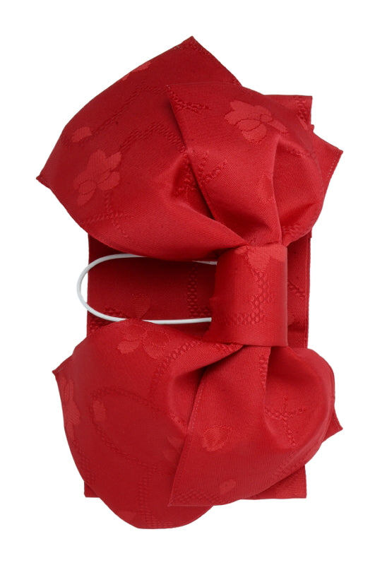 Pre-tied obi belt / Crimson #01