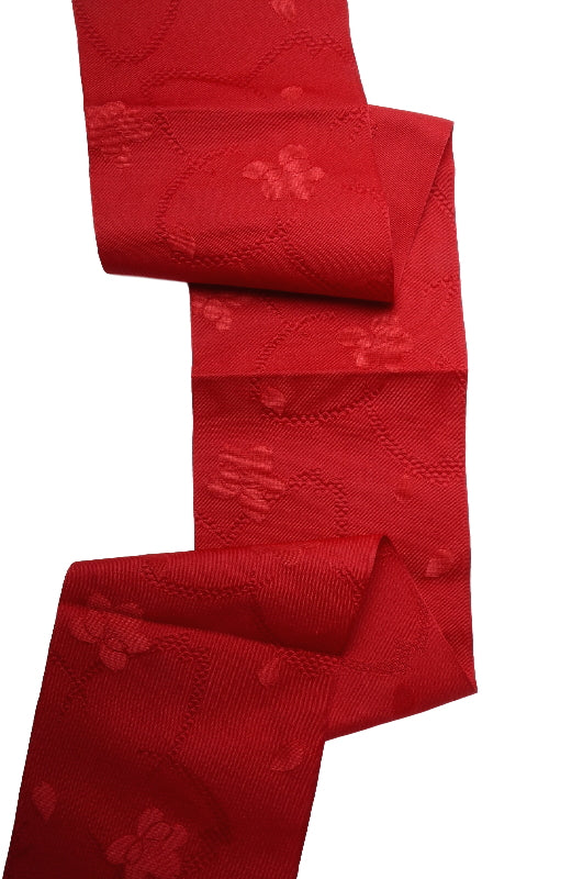 Pre-tied obi belt / Crimson #01