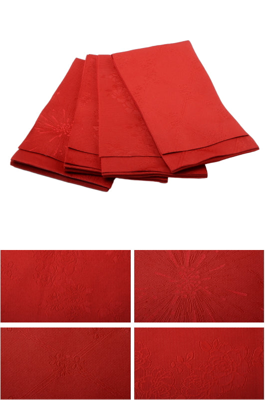 Flat obi belt : Pattern / Red Group