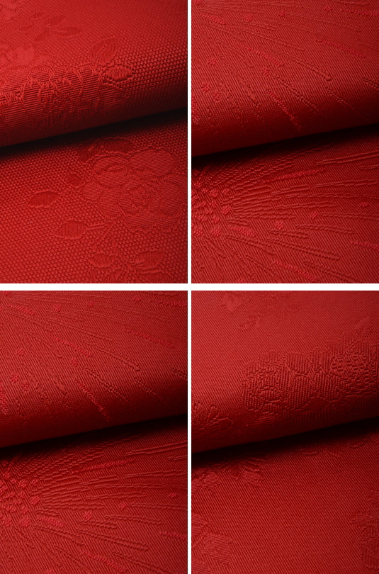 Flat obi belt : Pattern / Red Group