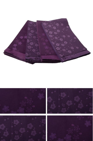 Flat obi belt : Pattern / Deep purple Group