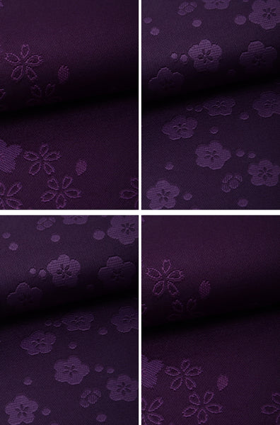 Flat obi belt : Pattern / Deep purple Group