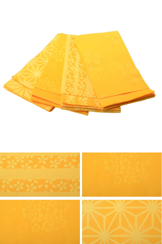 Flat obi belt : Pattern / Yellow Group