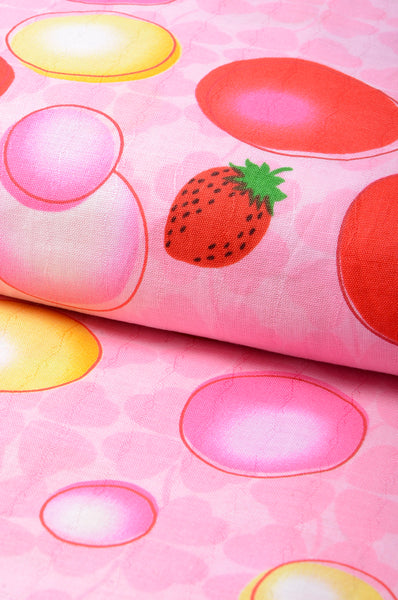 Girls yukata and obi belt set / GY #02 (11-12)