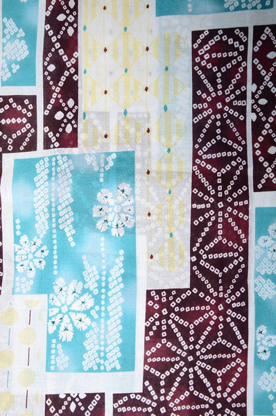 Japanese yukata kimono / H #261