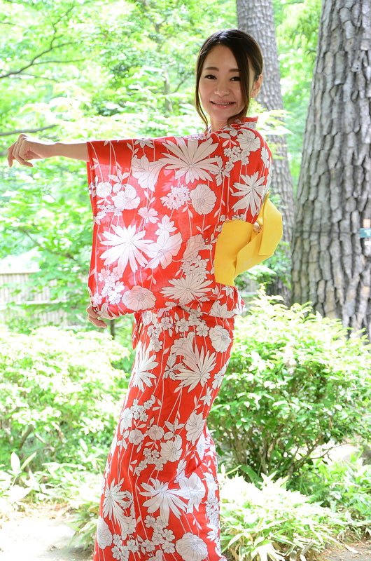 Japanese yukata kimono / ST #310