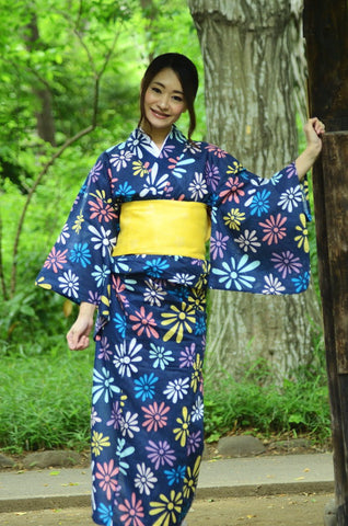 Japanese yukata kimono / ST #313