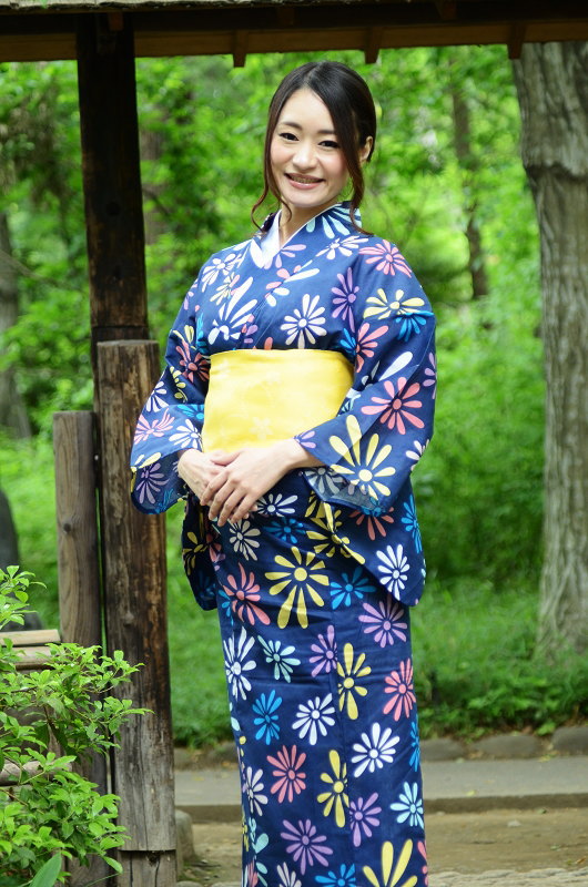 Japanese yukata kimono / ST #313