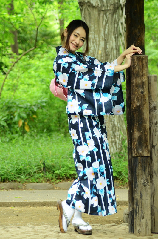 Japanese yukata kimono / ST #314
