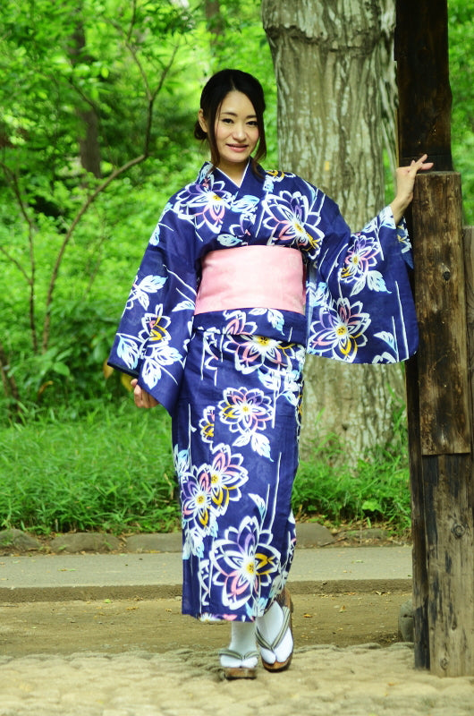 Japanese yukata kimono / ST #317