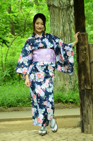 Japanese yukata kimono / ST #319
