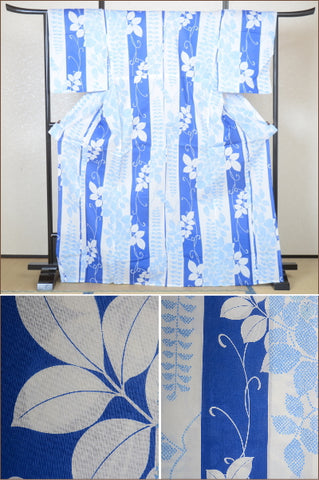 Japanese yukata kimono / H #133