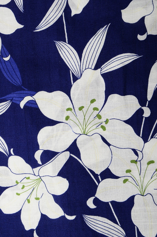 Japanese yukata kimono / D #090