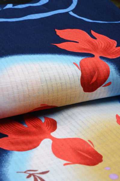 Japanese yukata kimono / D #073