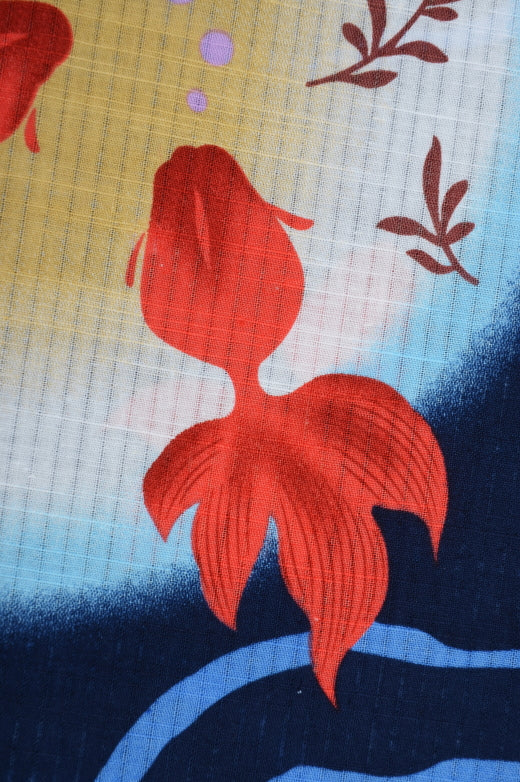 Japanese yukata kimono / D #073