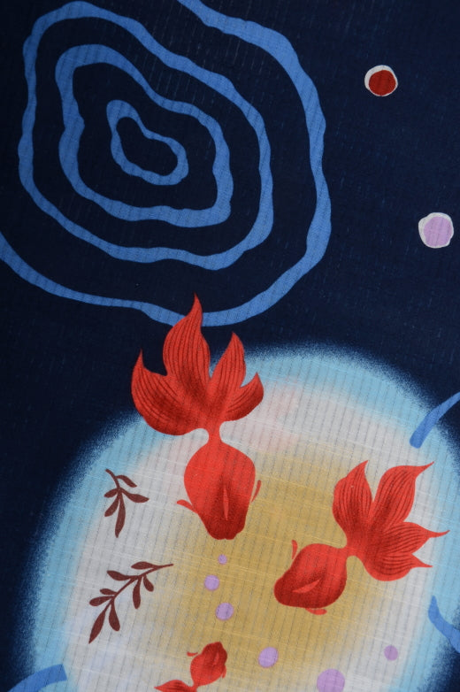 Japanese yukata kimono / D #073