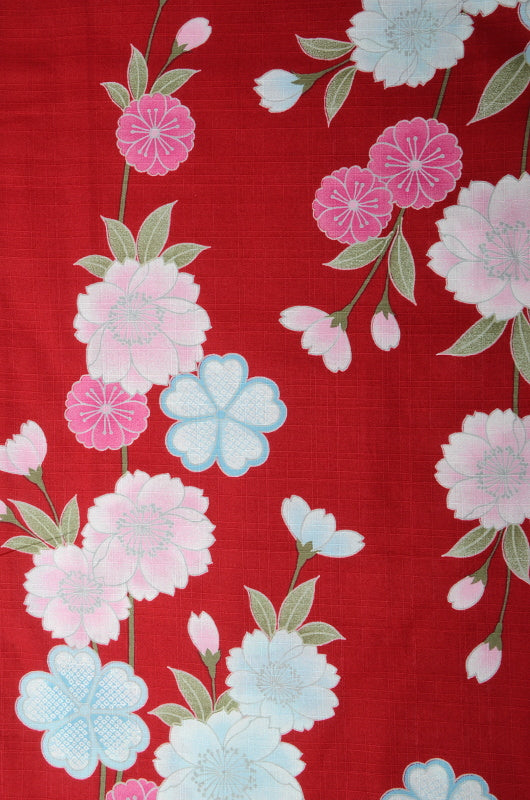 Japanese yukata kimono / D #094