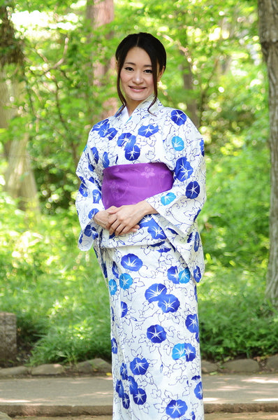 Japanese yukata kimono / D #096
