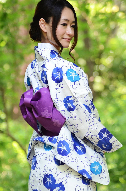 Japanese yukata kimono / D #096