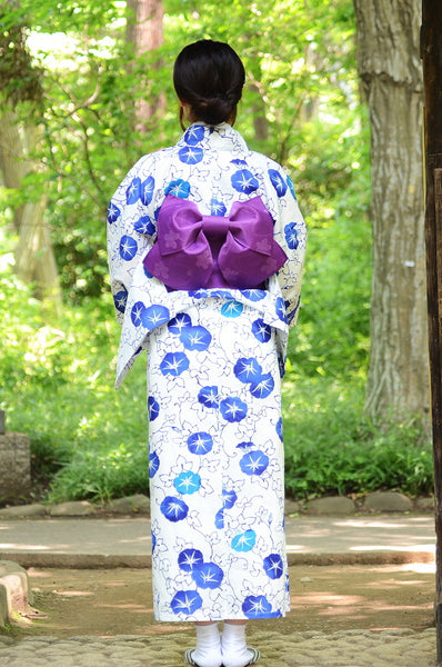 Japanese yukata kimono / D #096