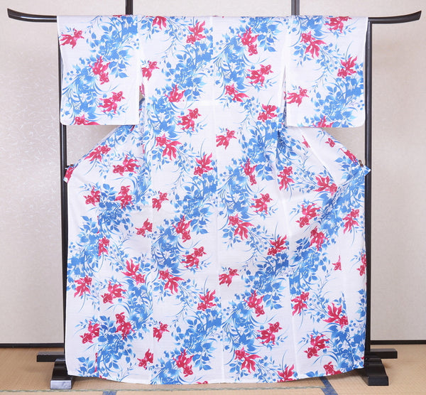 Japanese yukata kimono / D #098