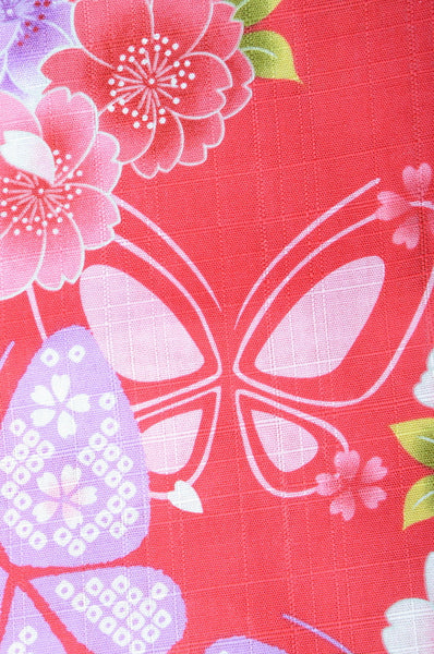 Girls yukata and obi belt set / GY #01 (3-4)