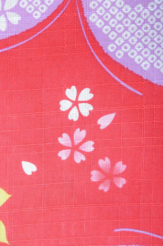 Girls yukata and obi belt set / GY #01 (3-4)