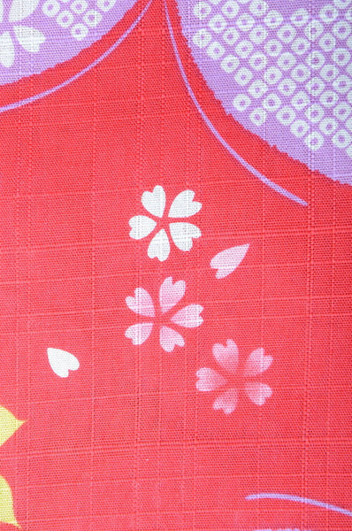 Girls yukata and obi belt set / GY #01 (3-4)