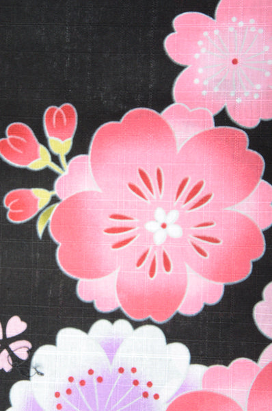 Girls yukata and obi belt set / GY #04 (5-6)