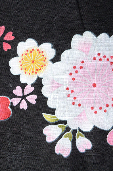 Girls yukata and obi belt set / GY #04 (7-8)