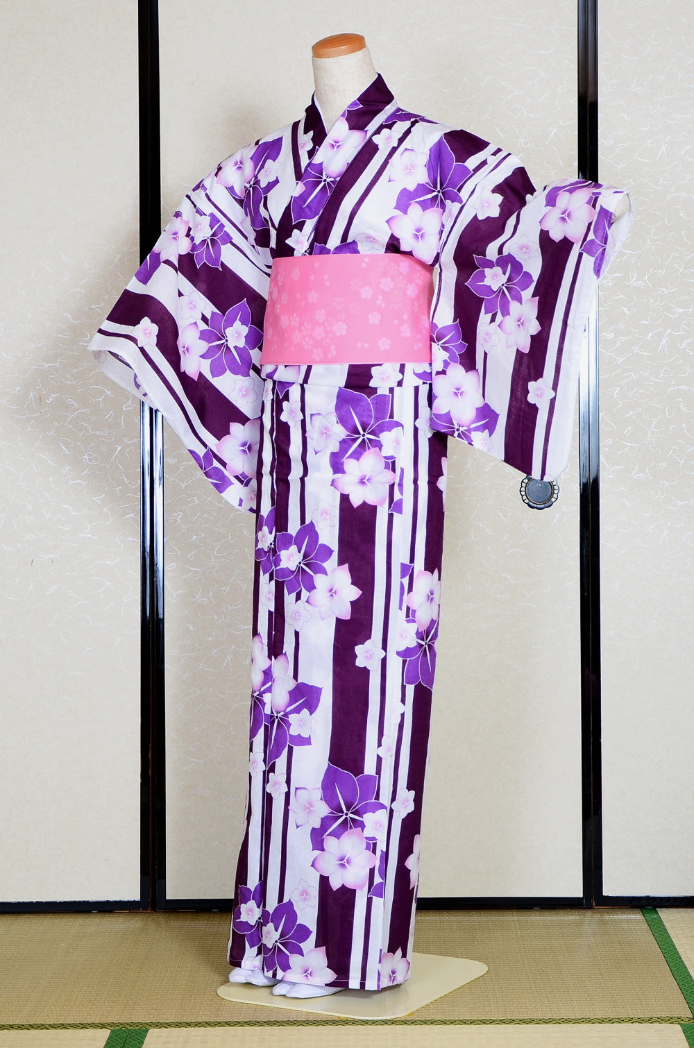 Japanese yukata kimono / ST #570