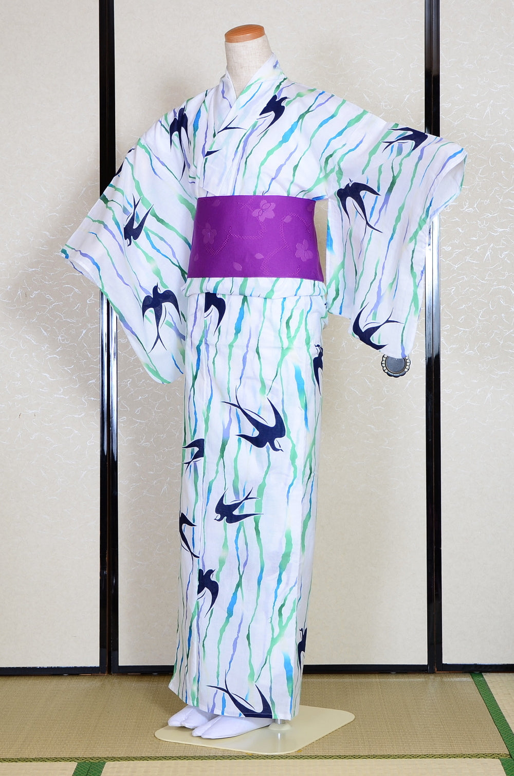 Japanese yukata kimono / ST #579