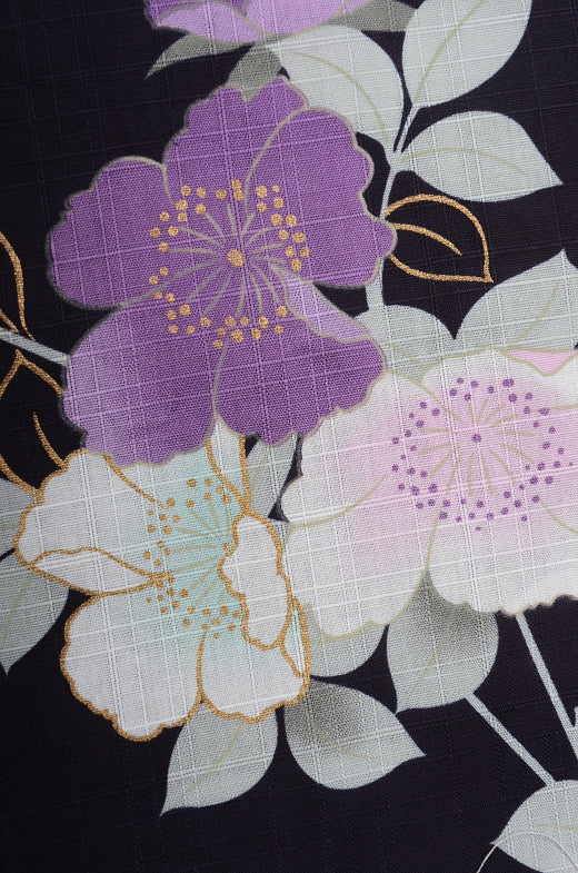 Japanese yukata kimono / D #068