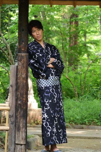 Men yukata kimono / MM #306