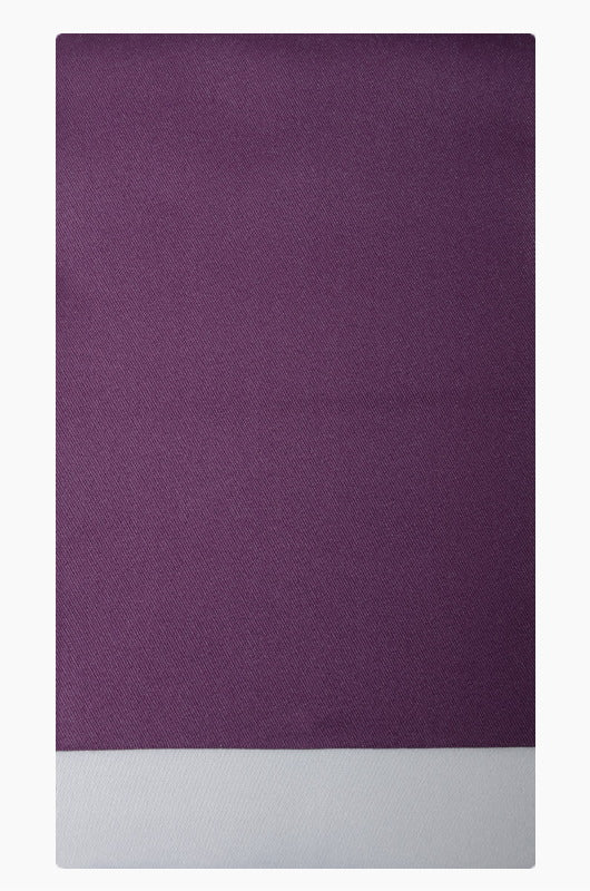 Flat obi belt : Plain / Deep purple and Light gray