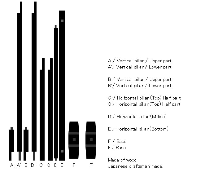 Kimono display stand