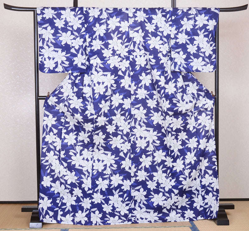 Japanese yukata kimono / D #090