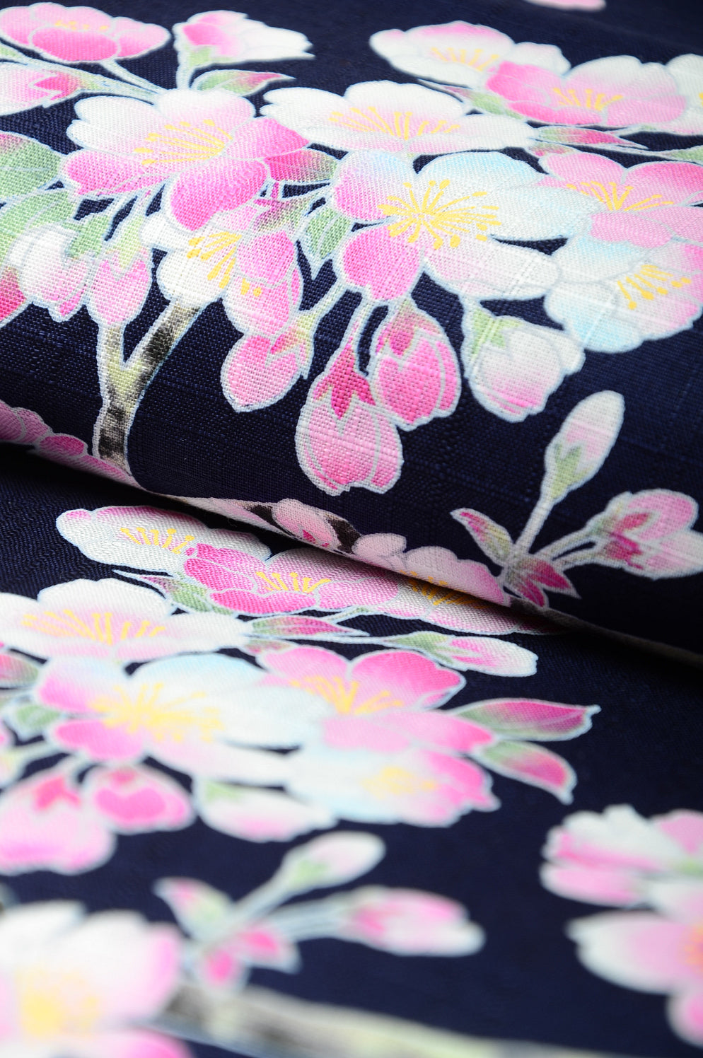 Yukata for indoor use / sakura :1553-C Indigo