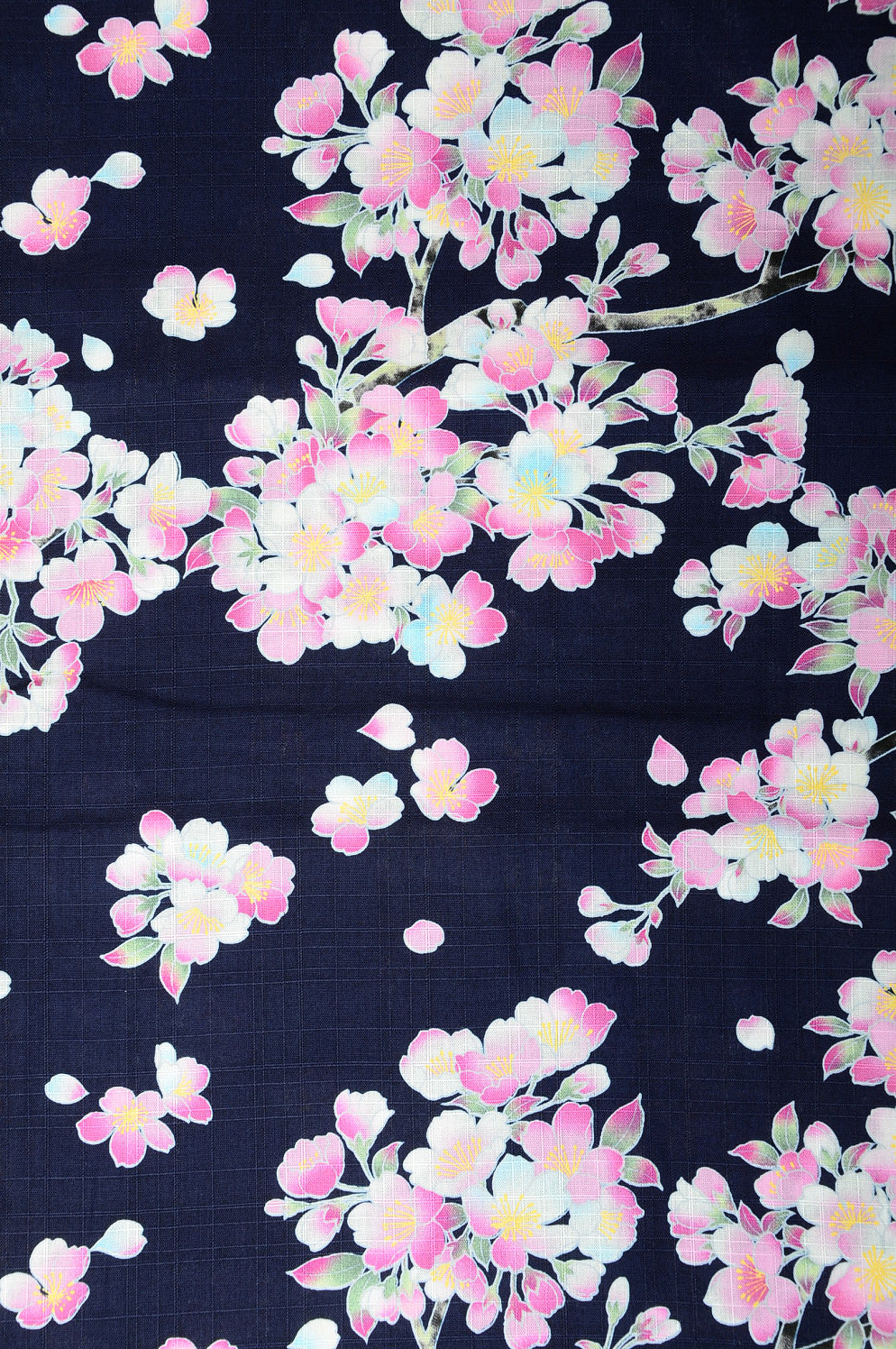 Yukata for indoor use / sakura :1553-C Indigo