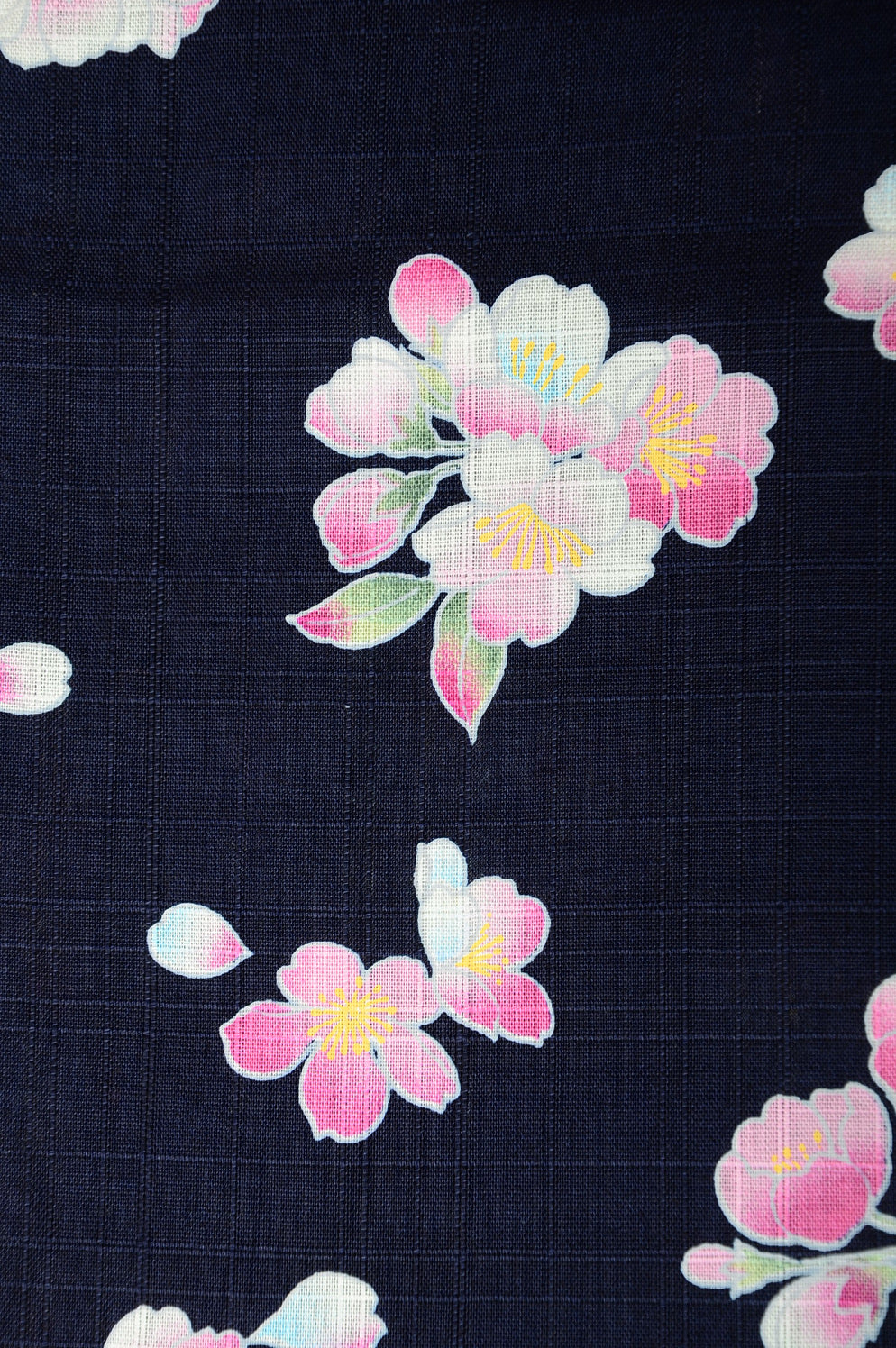 Yukata for indoor use / sakura :1553-C Indigo