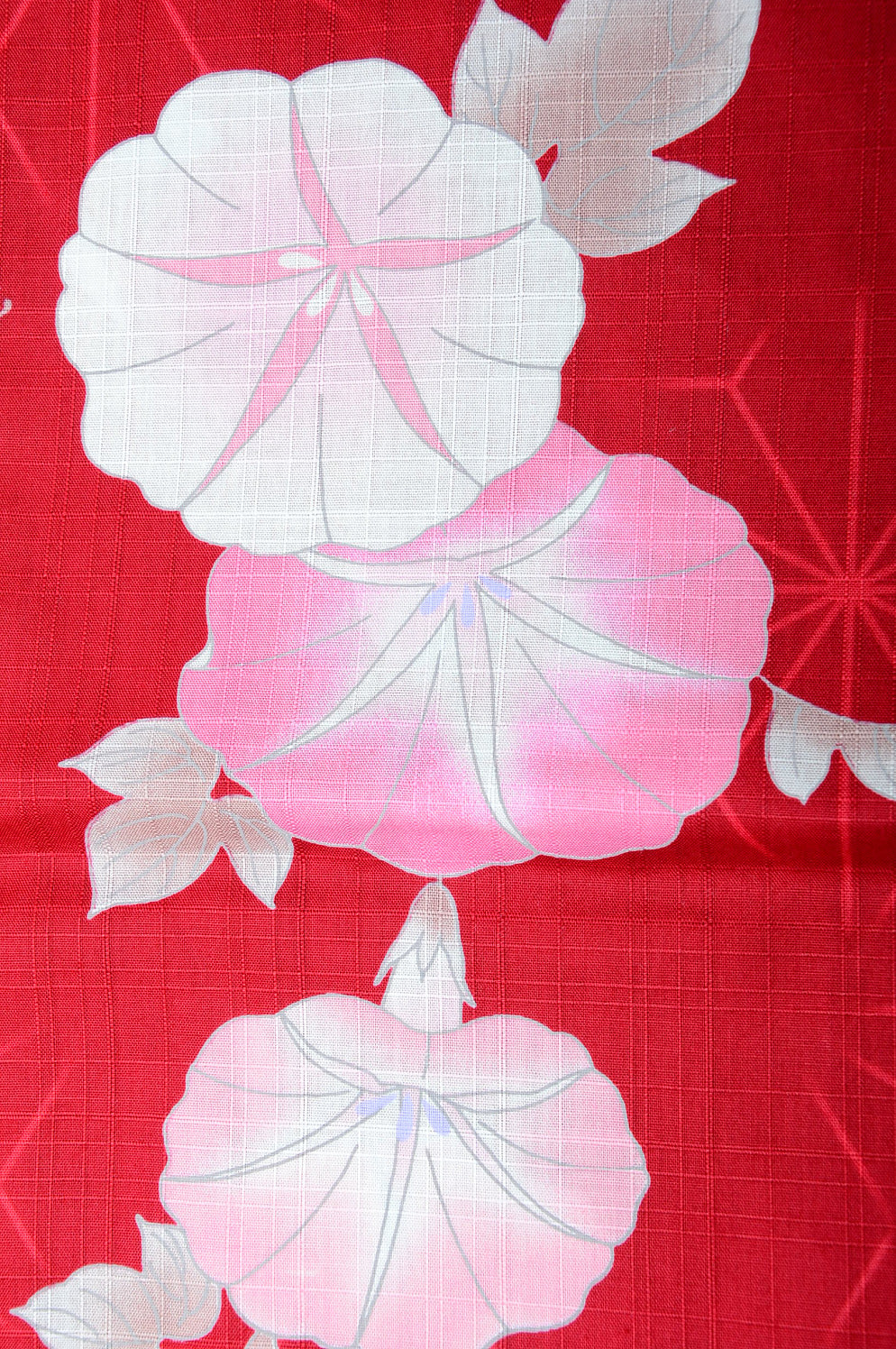 Yukata for indoor use / asagao :YB1556-B Red