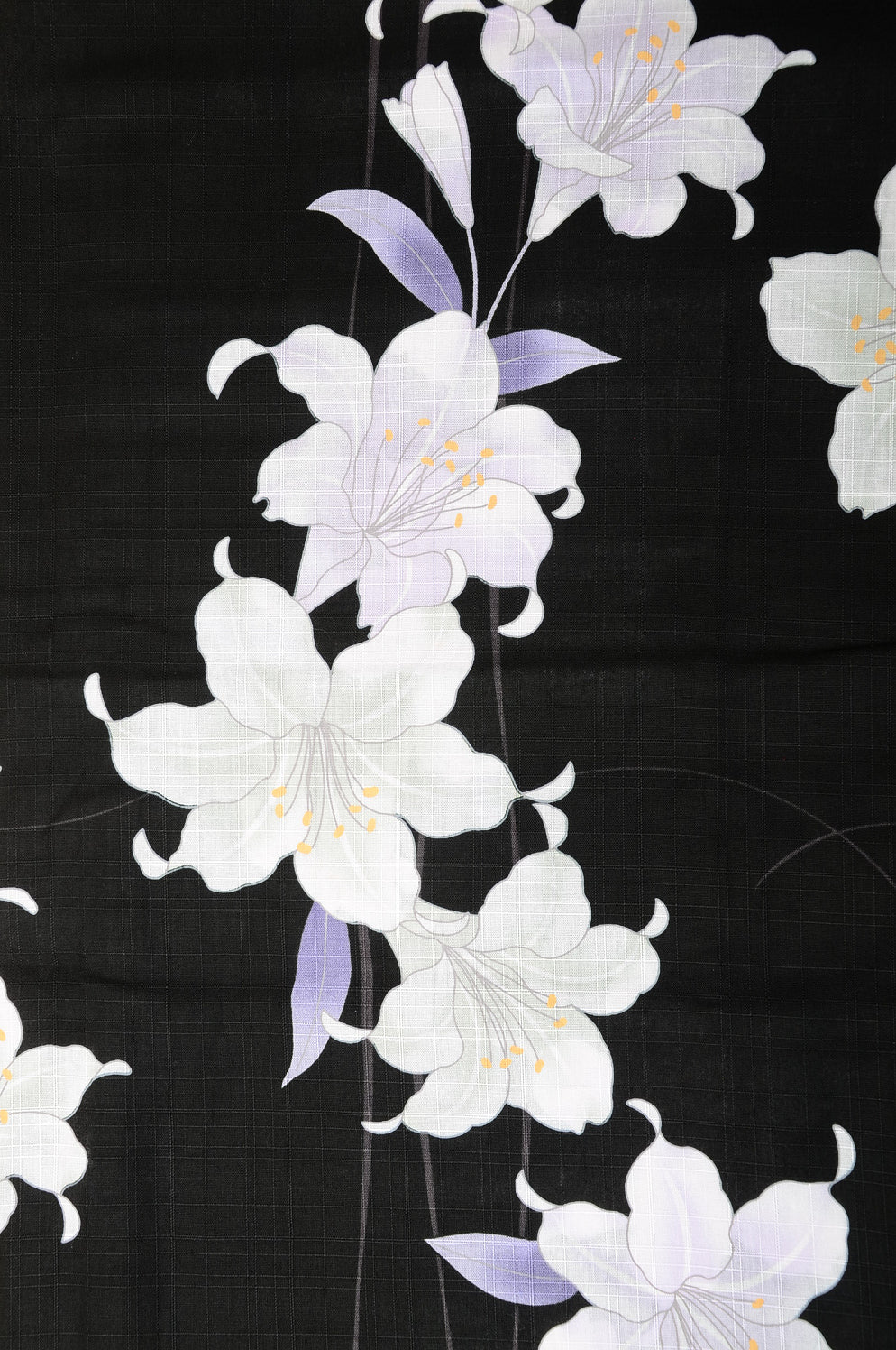Yukata for indoor use / lily :YB1557-A Black