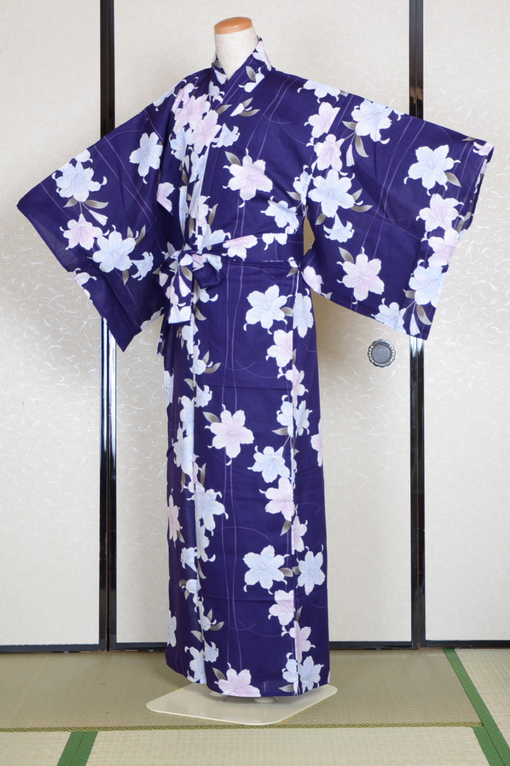 Yukata for indoor use / lily :YB1557-B purple