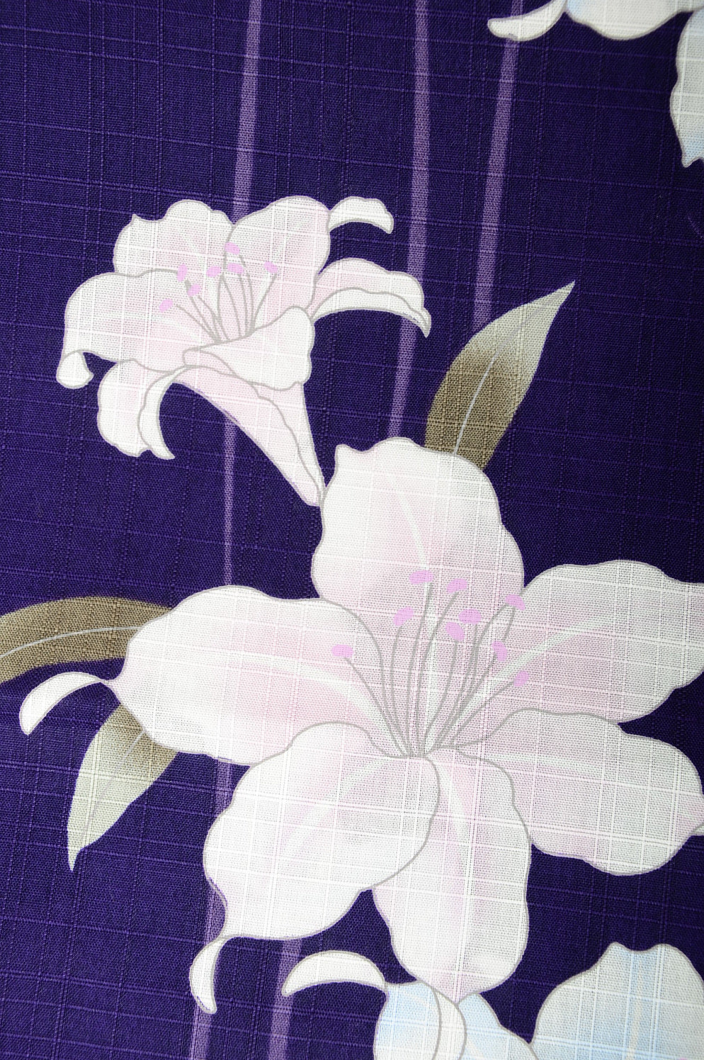 Yukata for indoor use / lily :YB1557-B purple