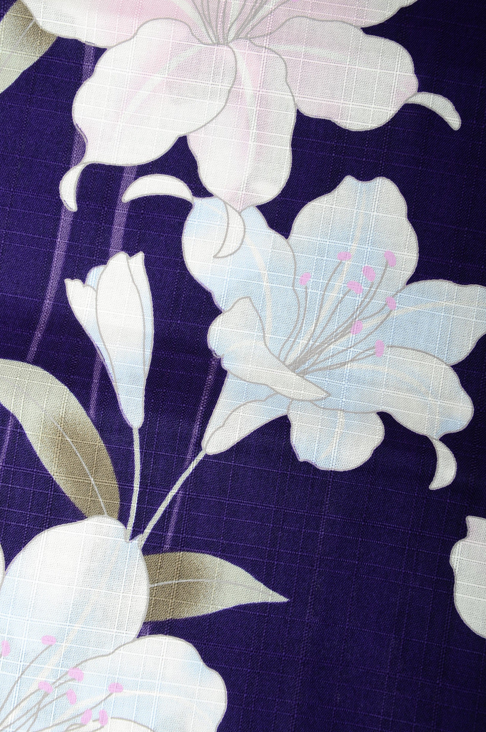 Yukata for indoor use / lily :YB1557-B purple