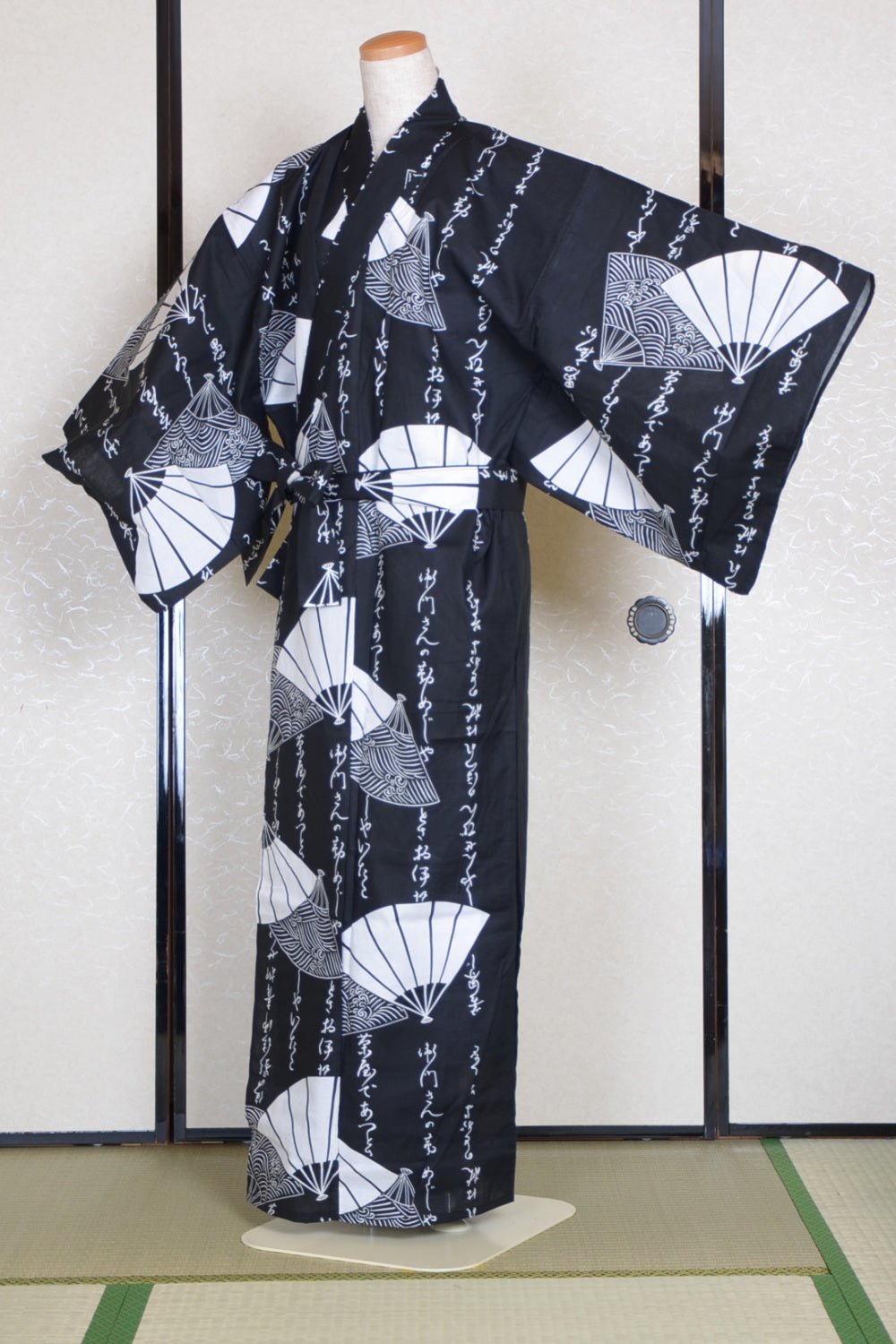 Men Yukata for indoor use / kanji :YB375