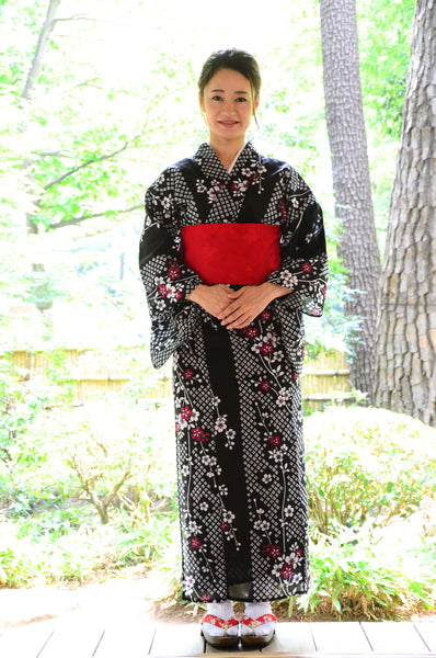 Japanese yukata kimono / ST #552