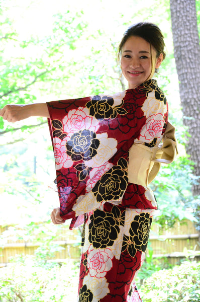 Japanese yukata kimono / ST #551